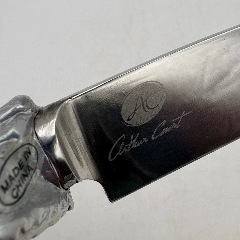 Arthur Court Turkey Carving Serving Knife & Fork